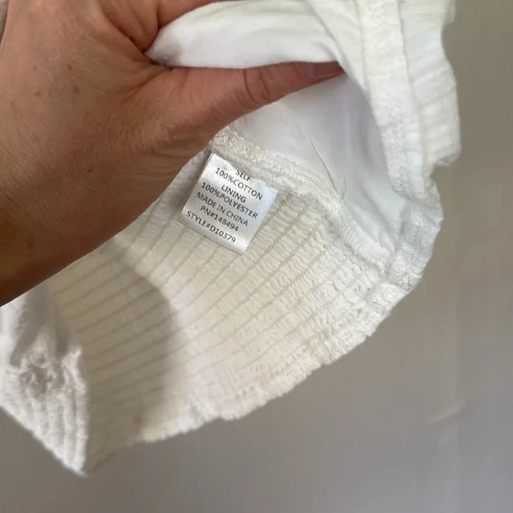 Windsor Ruffled White Minidress XS - Picture 4 of 7